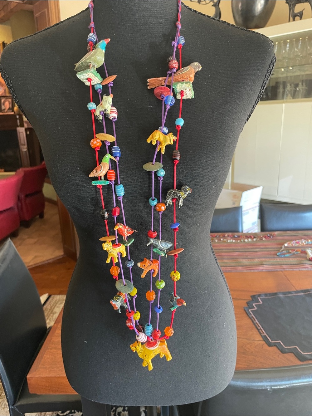 Wood fetish inspired necklace
